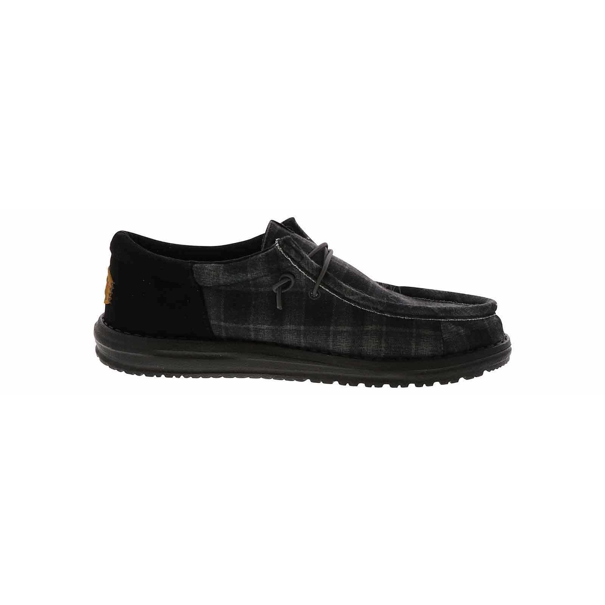 Heydude Wally Funk Waffle Plaid Casual Shoe