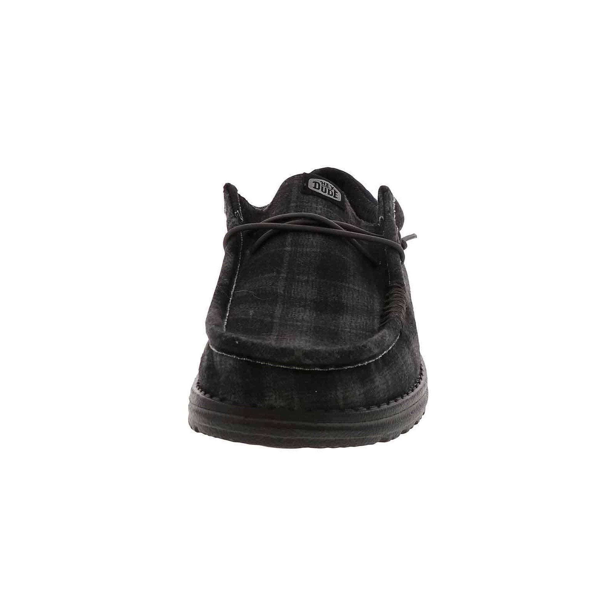 Heydude Wally Funk Waffle Plaid Casual Shoe