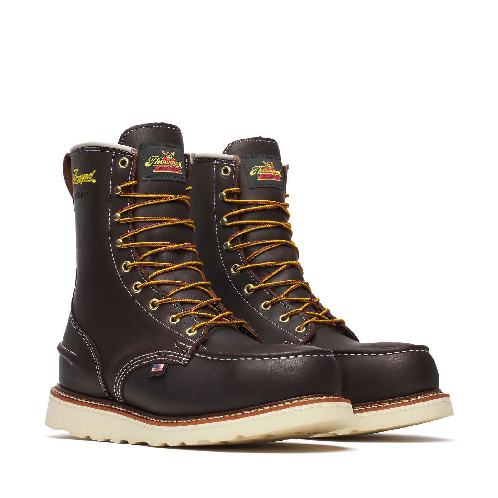 1957 Series – Waterproof – 8″ Briar Pitstop Safety Toe – Moc Toe MAXWear Wedge