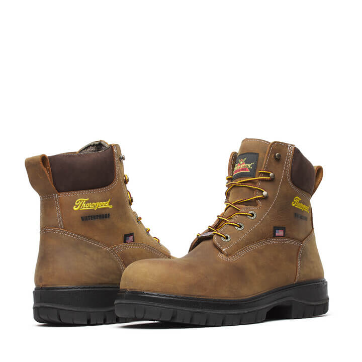 Genesis Series – 6″ Chestnut – Nano Safety Toe – Waterproof