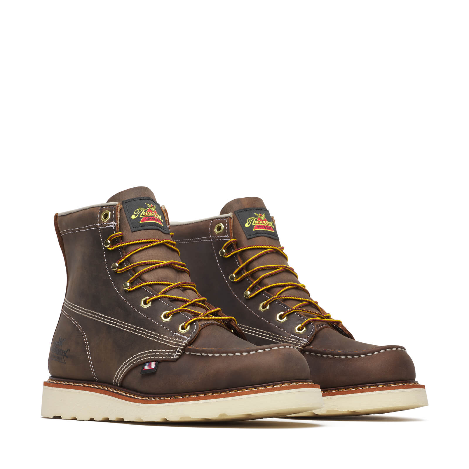 American Heritage – 6″ Trail Crazy Horse Moc Toe – MAXWear Wedge