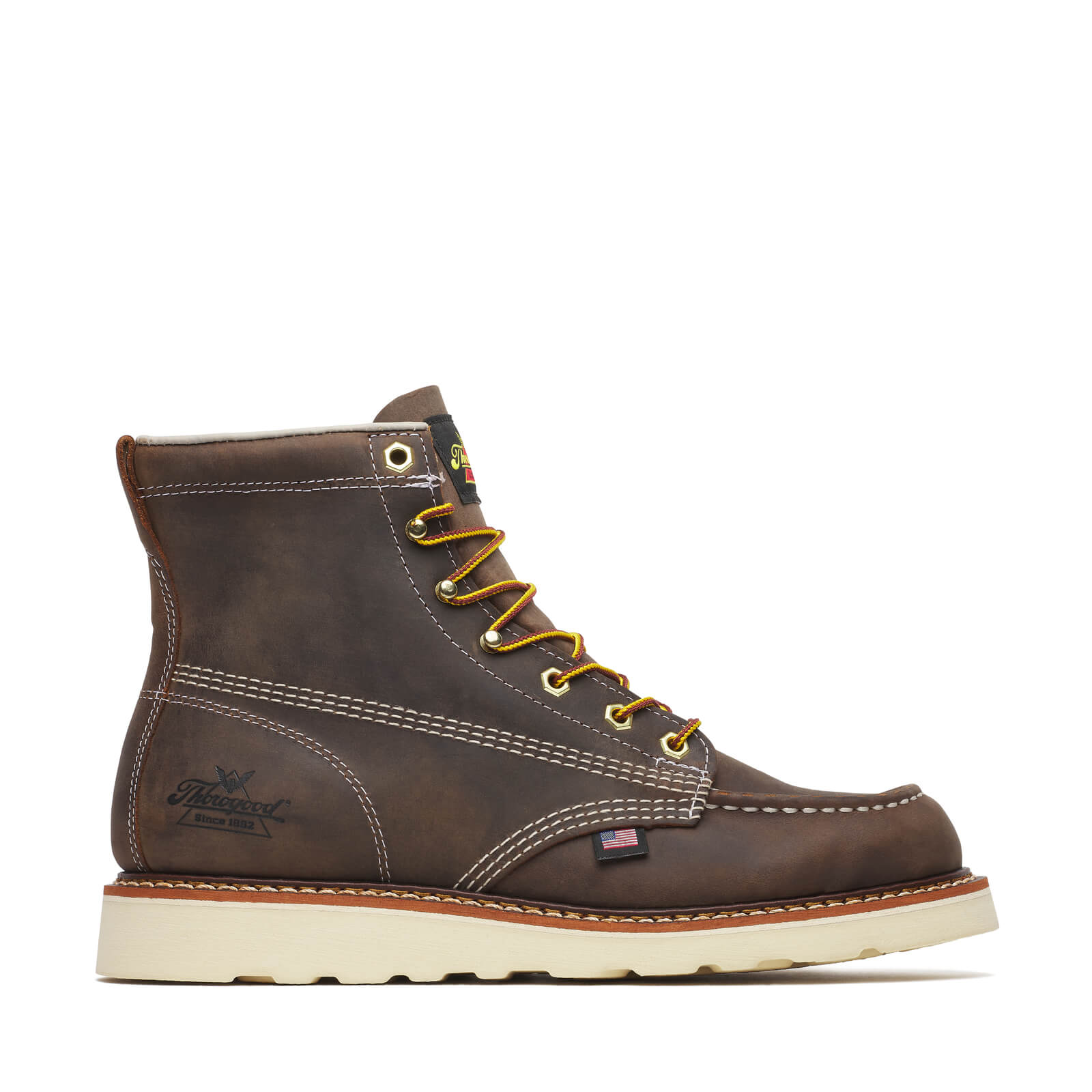 American Heritage – 6″ Trail Crazy Horse Moc Toe – MAXWear Wedge