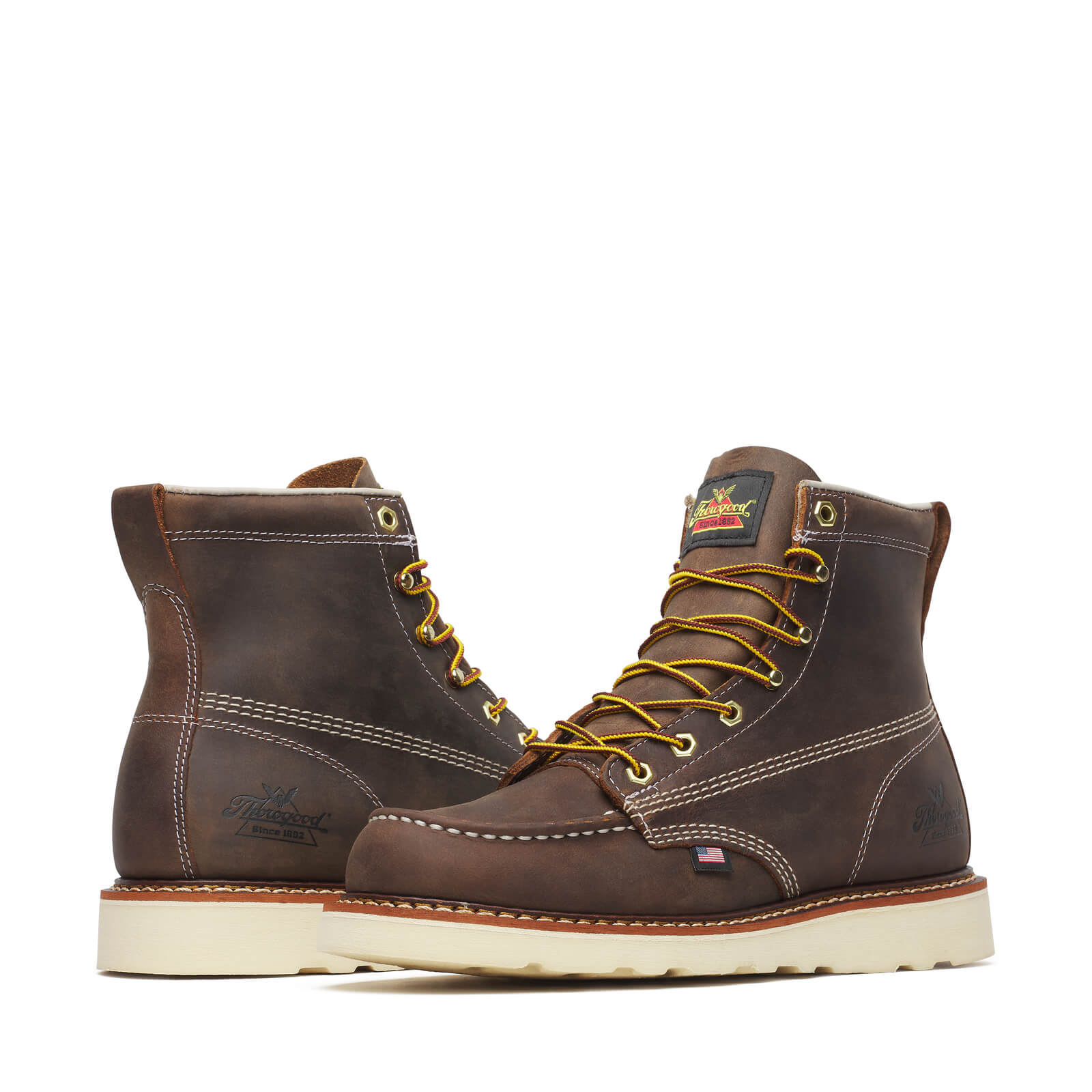 American Heritage – 6″ Trail Crazy Horse Moc Toe – MAXWear Wedge