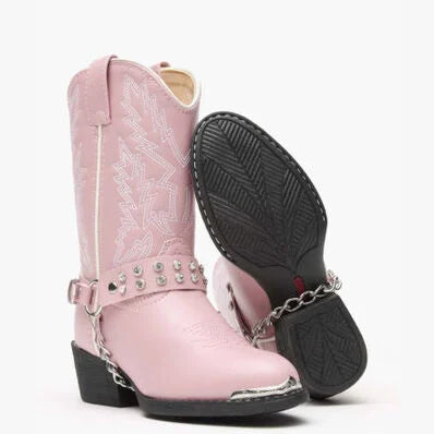 Durango Little Kid Pink Rhinestone Western Boot