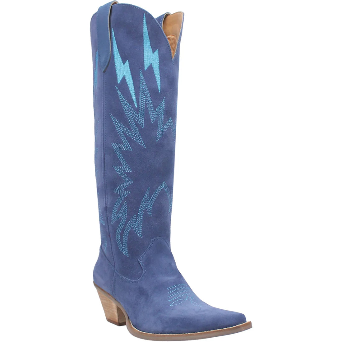 Thunder Road Leather Boot - Blue