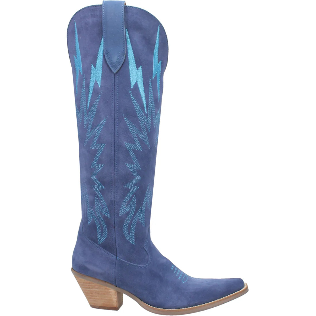 Thunder Road Leather Boot - Blue