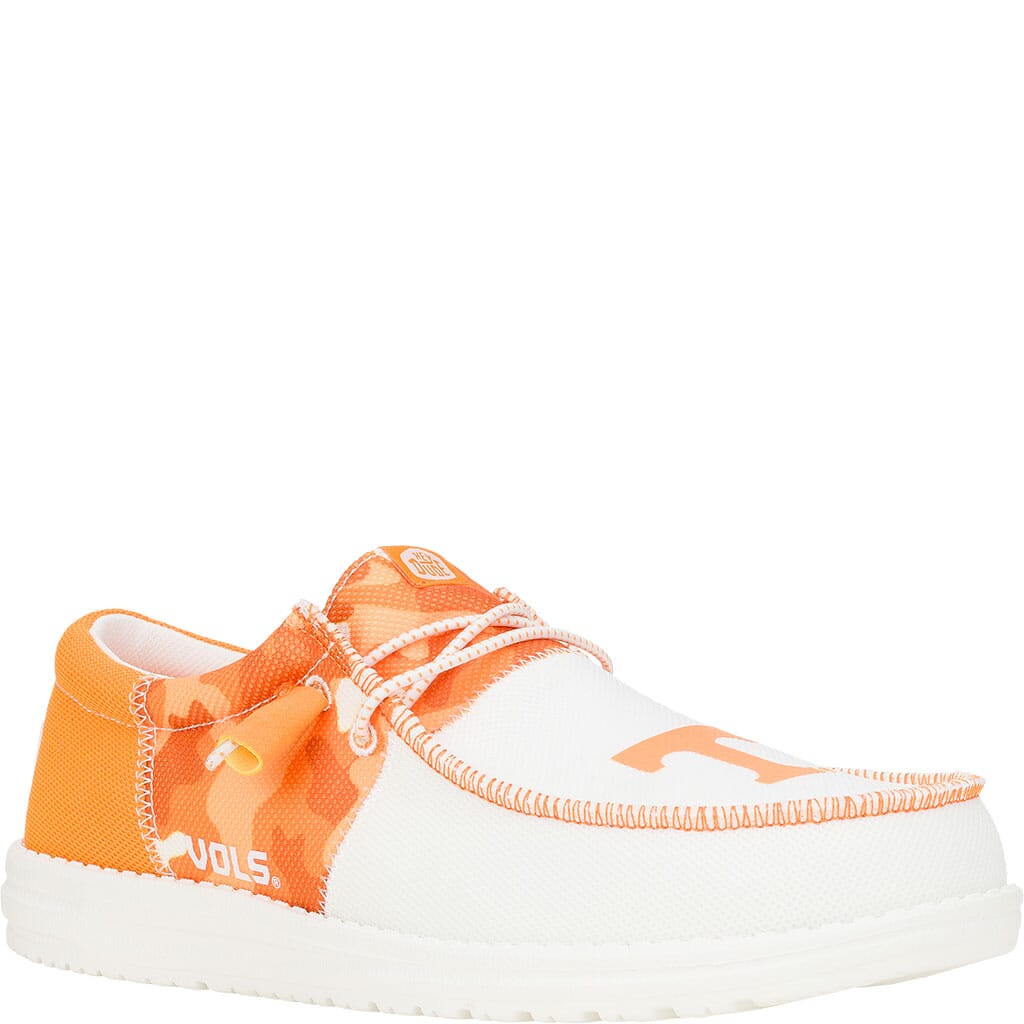 Men's Wally Tri Tennessee Casual Shoes - Orange/White
