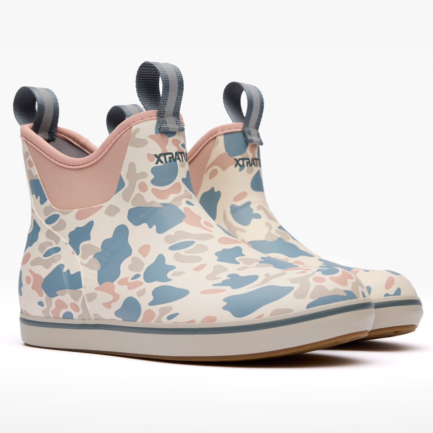 Women's 6" WP Ankle Deck Boot- Ivory Duck Camo