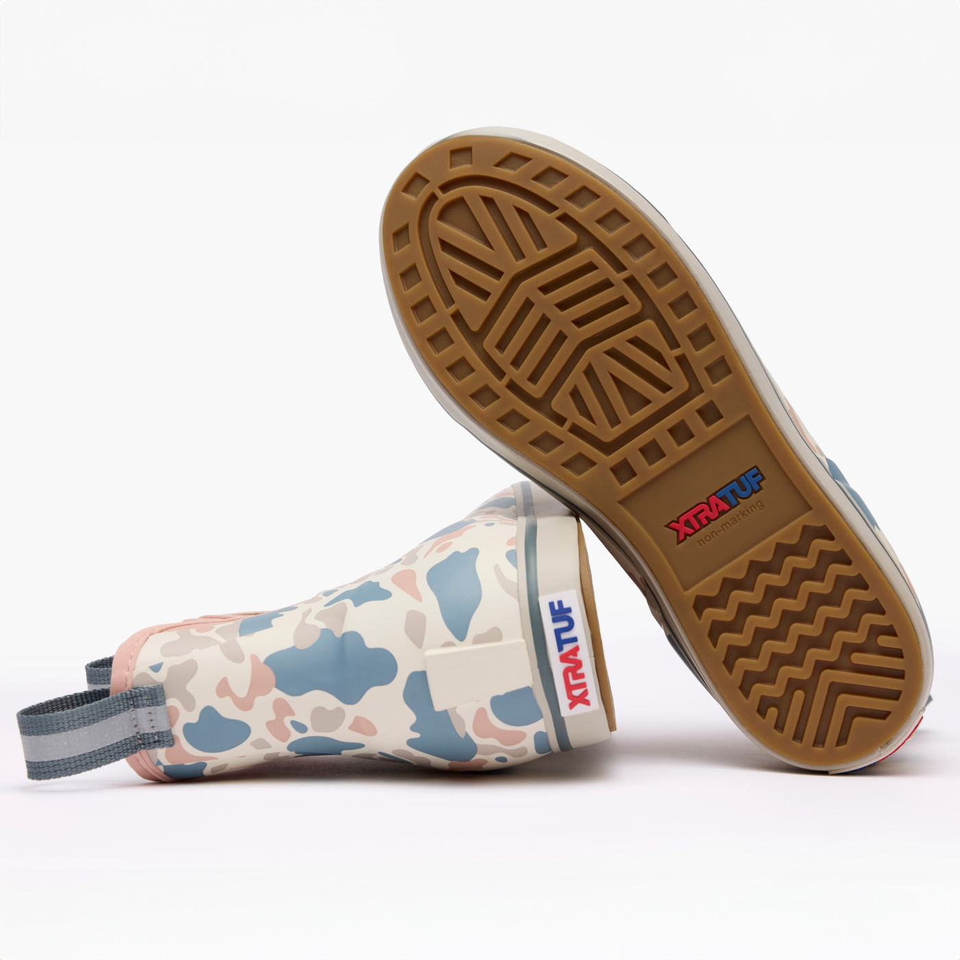 Women's 6" WP Ankle Deck Boot- Ivory Duck Camo