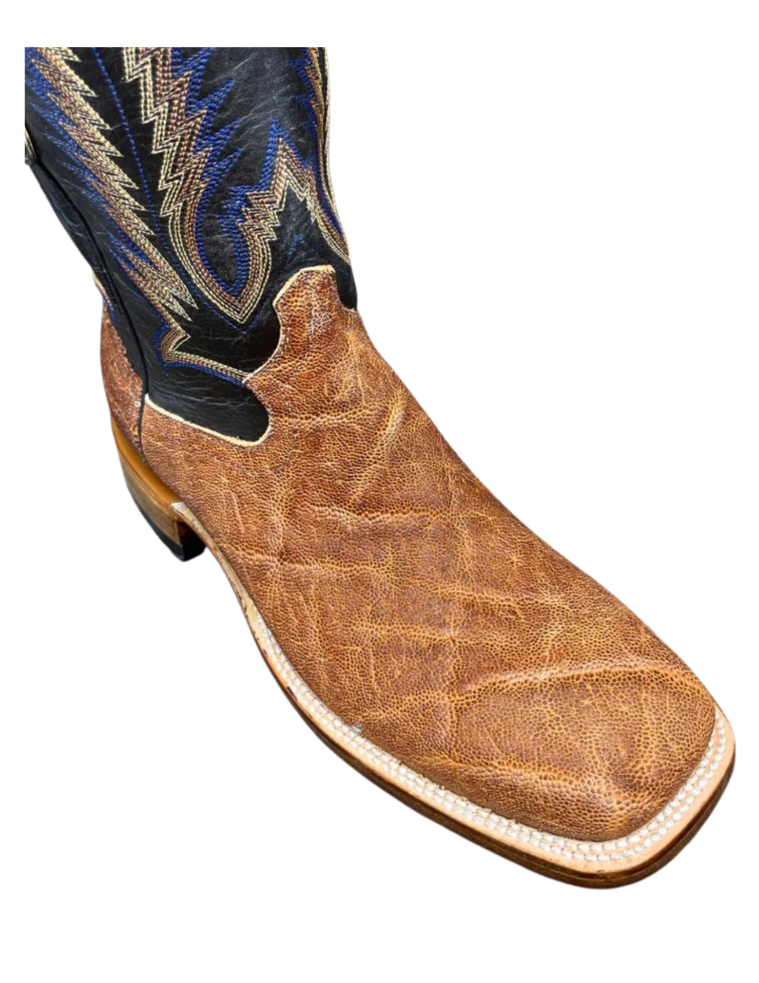 Cowtown Men's Tan Elephant SQ Toe