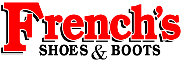 French's Shoes and Boots red with no background logo header