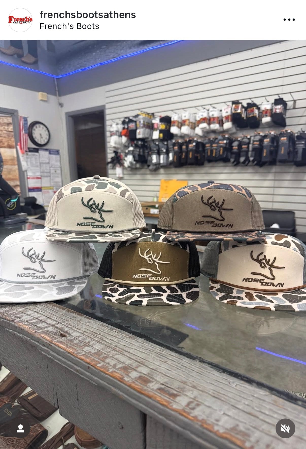 Image from Athens Instagram - Nose Down Hats