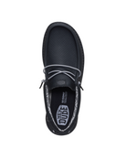 Black shoe with 'HEX DUDE' branding on a white background